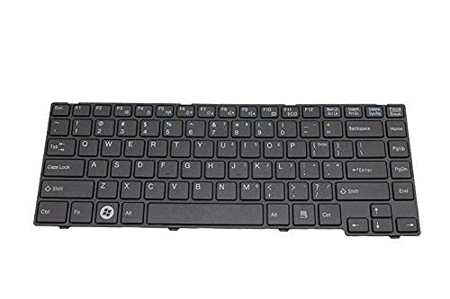 Original Fujitsu Lifebook UH552 UH572 V132326AS1 CP579494-01 6037B0070201 Replacement Laptop Keyboard - US English Layout (Black) for Work, Study & Gaming