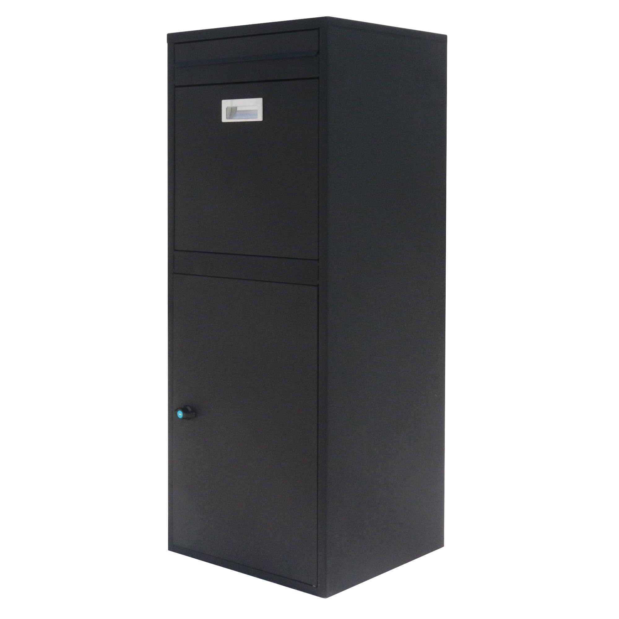 Secure Outdoor Parcel Drop Box with Lock & Handle - Waterproof Package Delivery Box for Mail & Packages (16.73