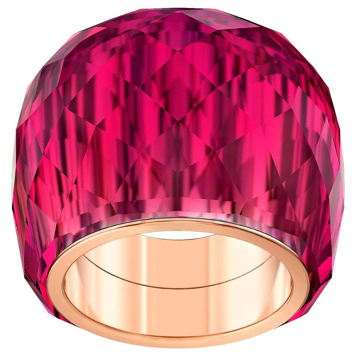 Swarovski Nirvana Ring - Rose Gold Plated Size 6 for Women | Elegant Crystal Ring for Anniversary, Wedding, Party & Special Occasion Gifts