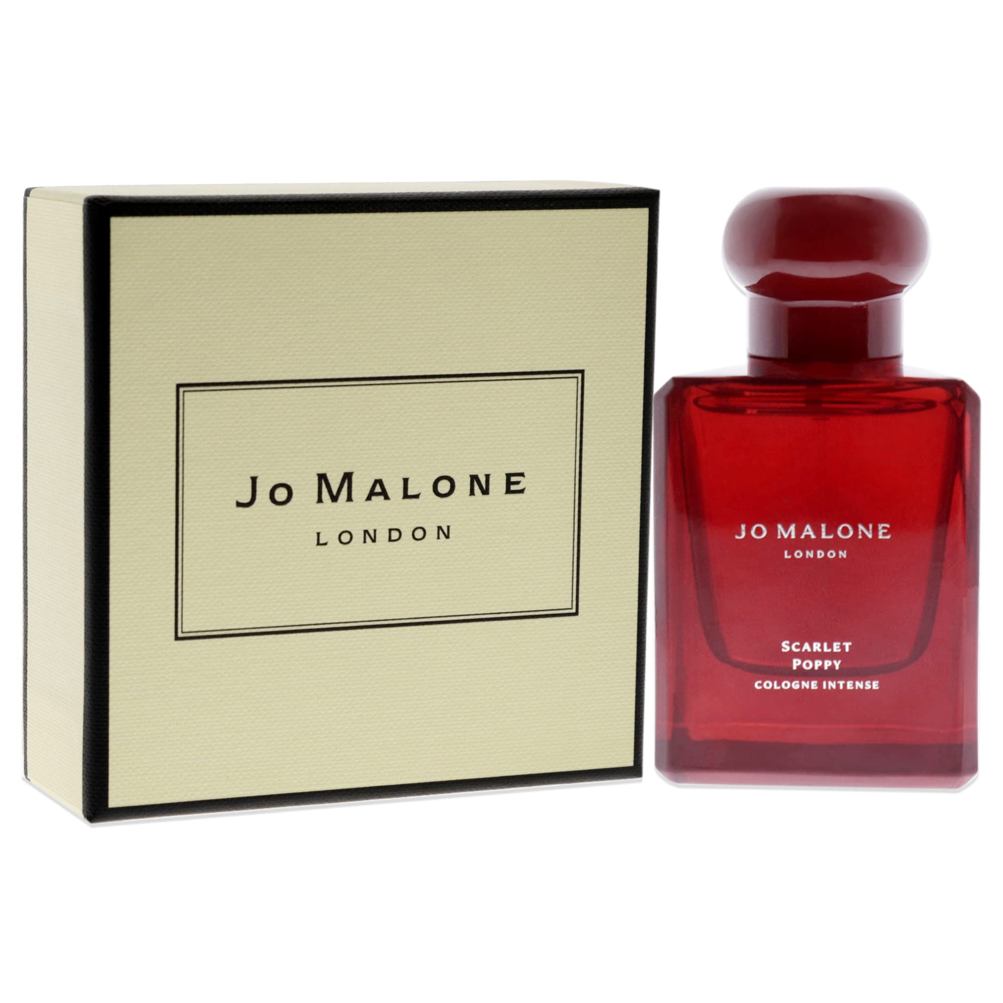 Jo Malone Scarlet Poppy Intense Cologne Spray for Men & Women - 1.7 oz / 50 ml Eau de Parfum - Luxury Unisex Fragrance for Date Night, Special Occasions & Daily Wear