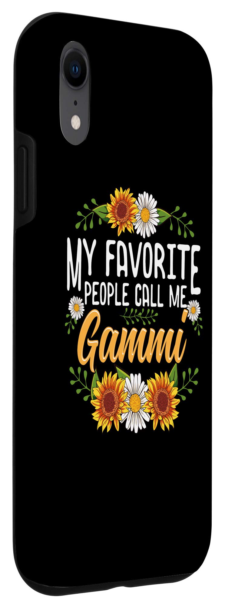 Premium iPhone XR Phone Case - 'My Favorite People Call Me Gammi' Sunflower Design | Durable Protective Cover for Everyday Use, Travel & School