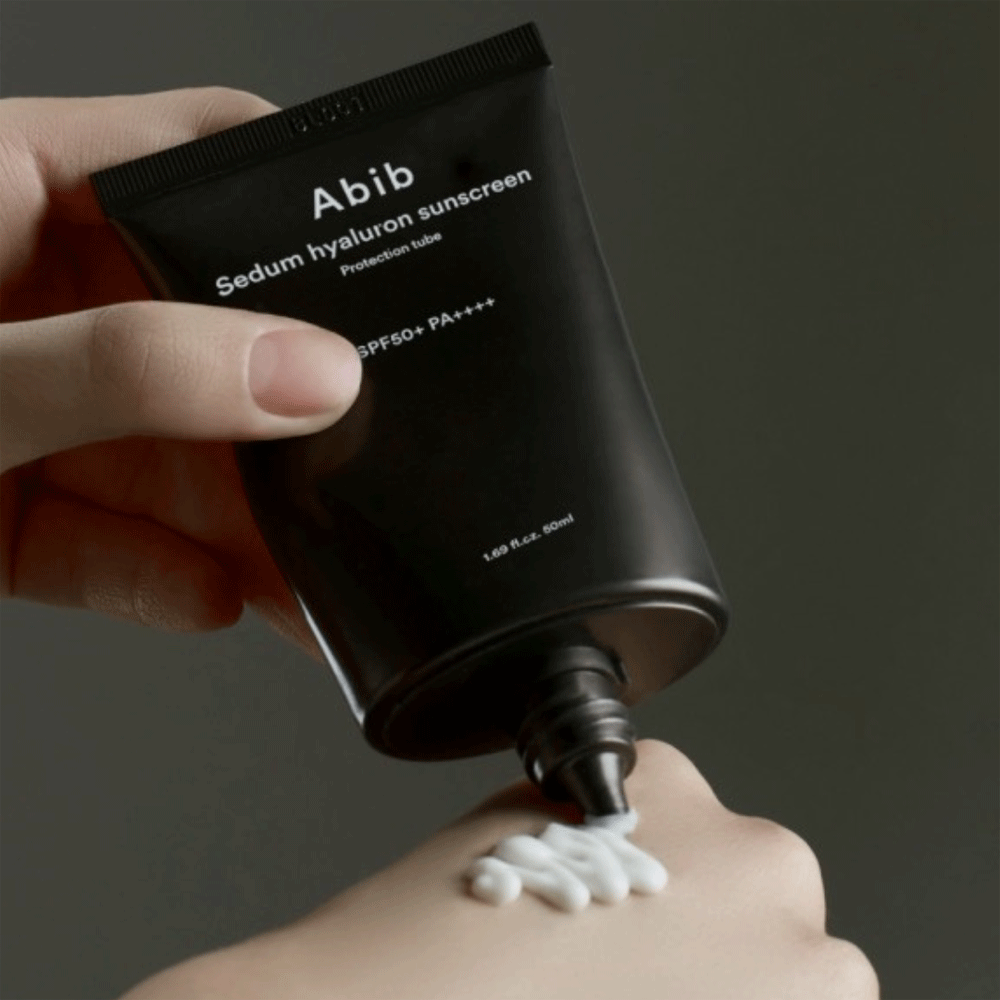 Abib Sedum Hyaluron Sunscreen SPF 50+ PA++++ 50ml - Hydrating Face Sunscreen for Daily UV Protection - Perfect for Outdoor Activities & Beach Days