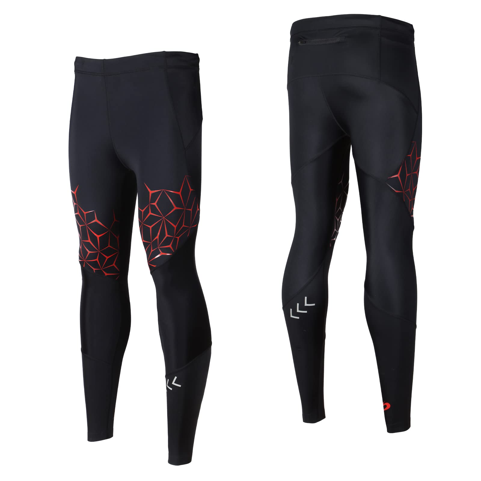 SUMARPO Compression Pants for Men & Women - High Performance Running Tights with Knee Support, Quick Dry Fabric & Muscle Recovery - Ideal for Marathon Training, Gym Workouts & Athletic Recovery