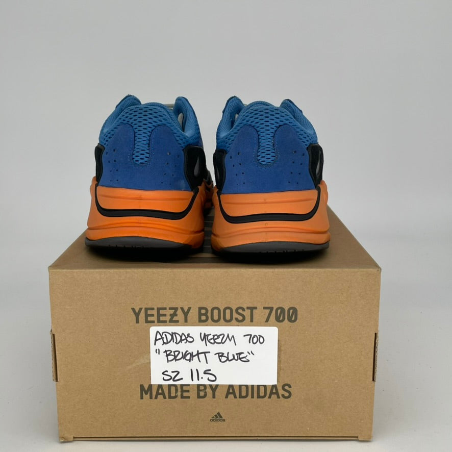 Adidas Yeezy 700 Bright Blue Sneakers - Men's Size 11 & Women's Size 12.5 (GZ0541) | Comfortable Running Shoes for Casual Wear & Street Style Fashion
