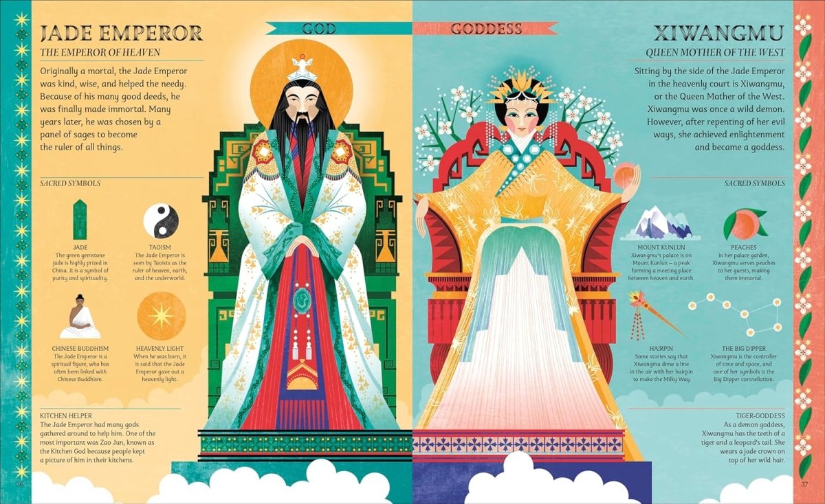 Xiaobing Wang: Myths of China Illustrated by Katie Ponder | Chinese Folklore Book | Perfect for Mythology Lovers & Cultural Enthusiasts
