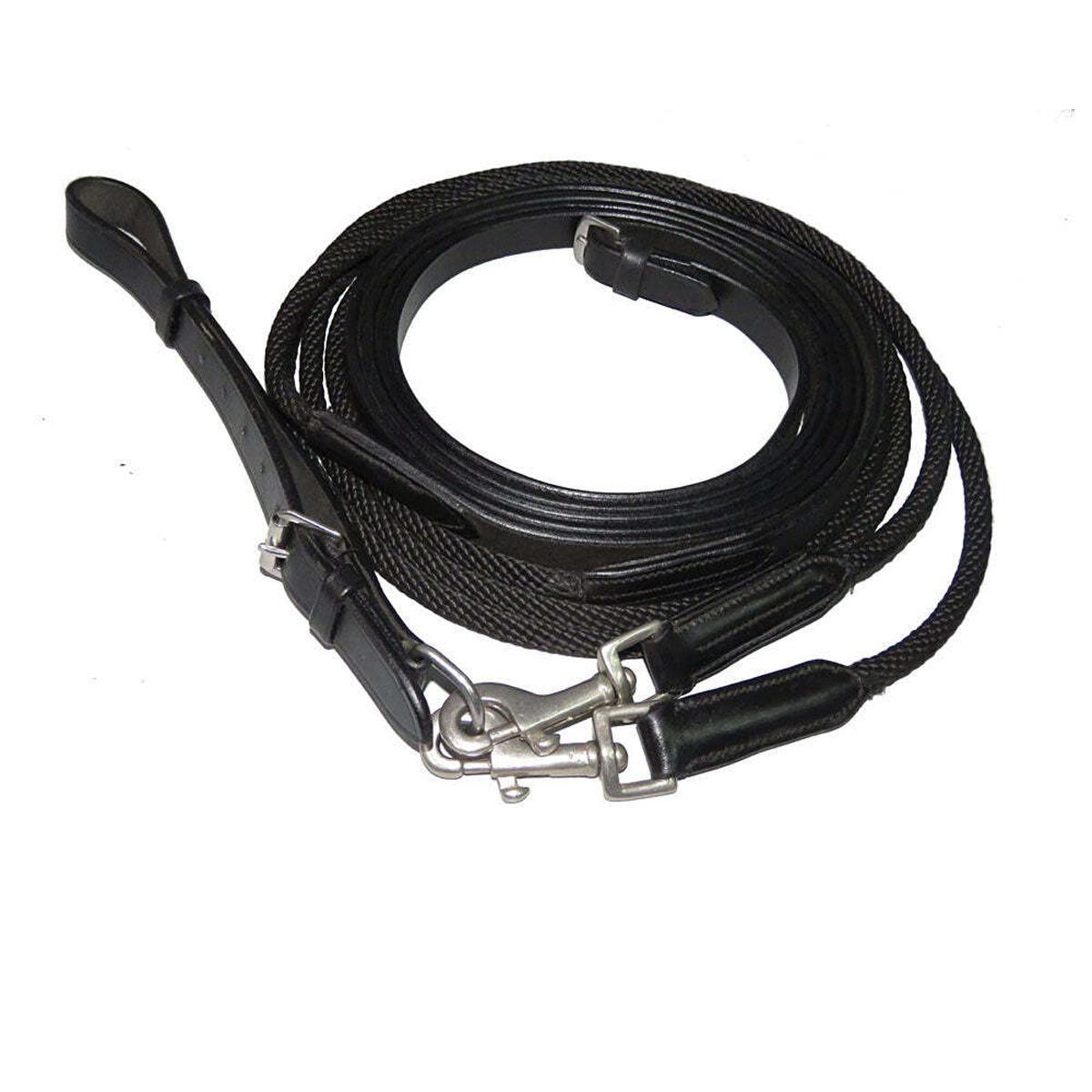 Horse Training HDR Draw Reins with Quick-Release Snaps - Perfect for Dressage, Jumping & Western Riding