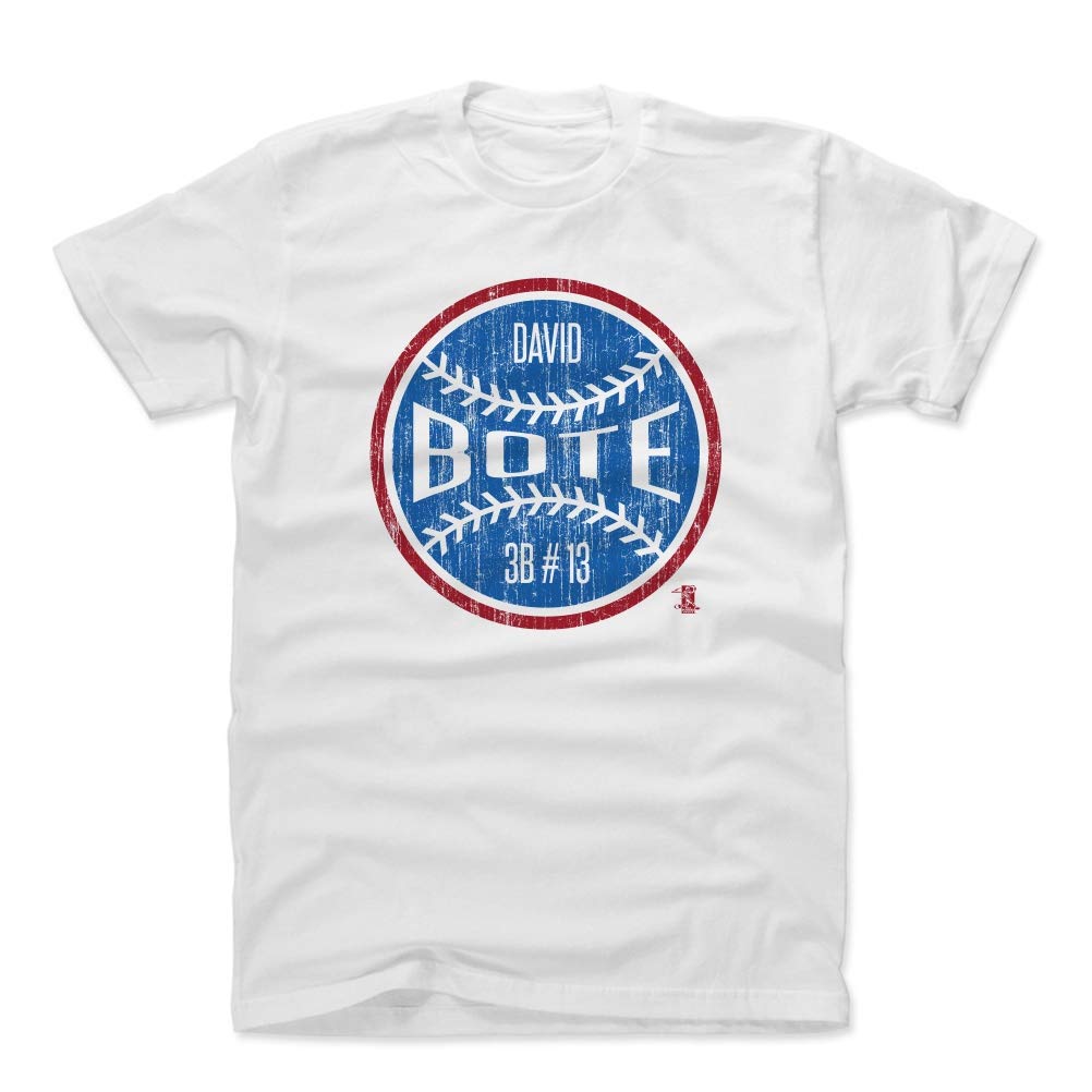 500 LEVEL David Bote Chicago Cubs Jersey - Authentic Baseball Shirt for Men, Women & Kids - Perfect for Games, Tailgating & Fan Collections