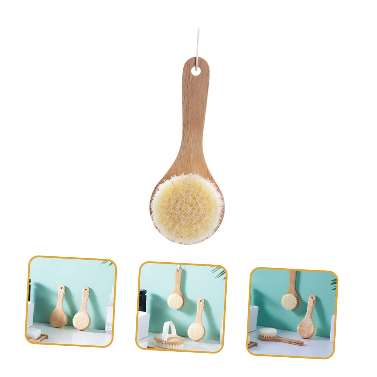 BIUDECO Natural Loofah Sponge - Exfoliating Body Scrubber & Shower Brush for Smooth Skin | Gentle Back Scrubber, Easy to Clean Bath Brush | Perfect for Daily Shower, Spa & Skin Care Routine