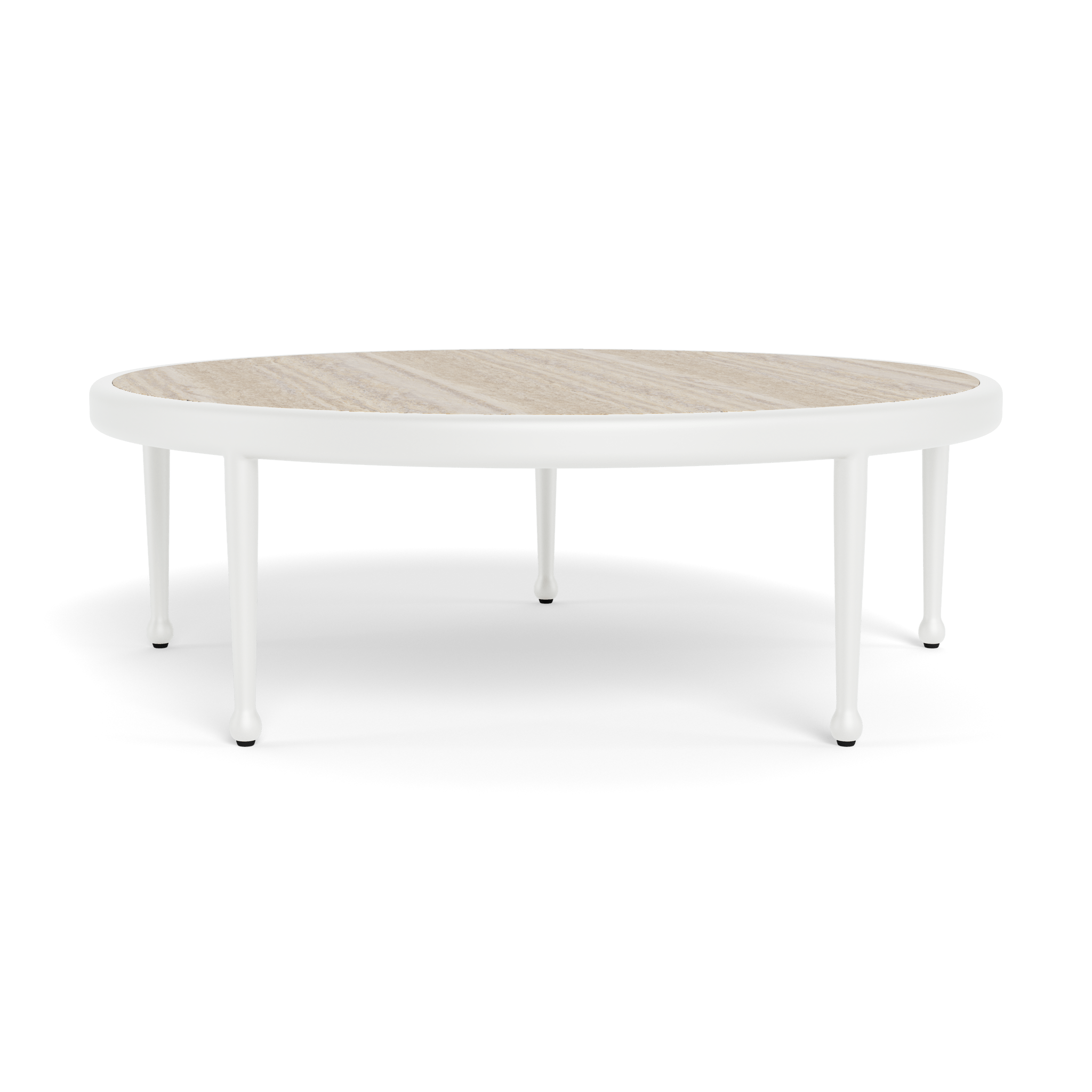 Andre Modern Round Coffee Table - 36 Inch Wooden Living Room Center Table for Small Spaces - Perfect for Sofa, Lounge, and Apartment Decor