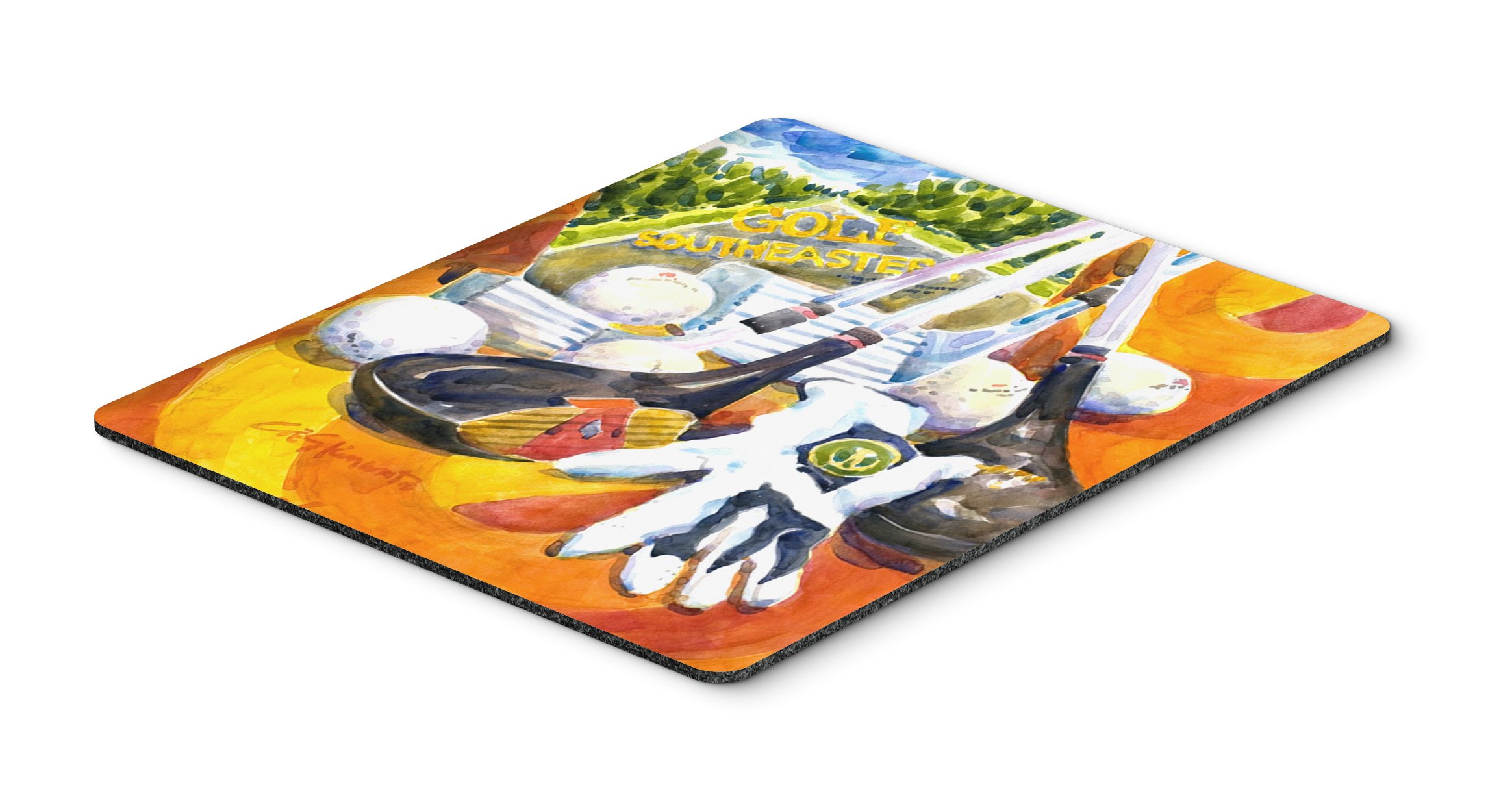 Caroline's Treasures Golf Club Mouse Pad - Large Washable Mouse Mat for Home Office, Gaming & Computer Use - Perfect for Golf Enthusiasts & Workspace Decor