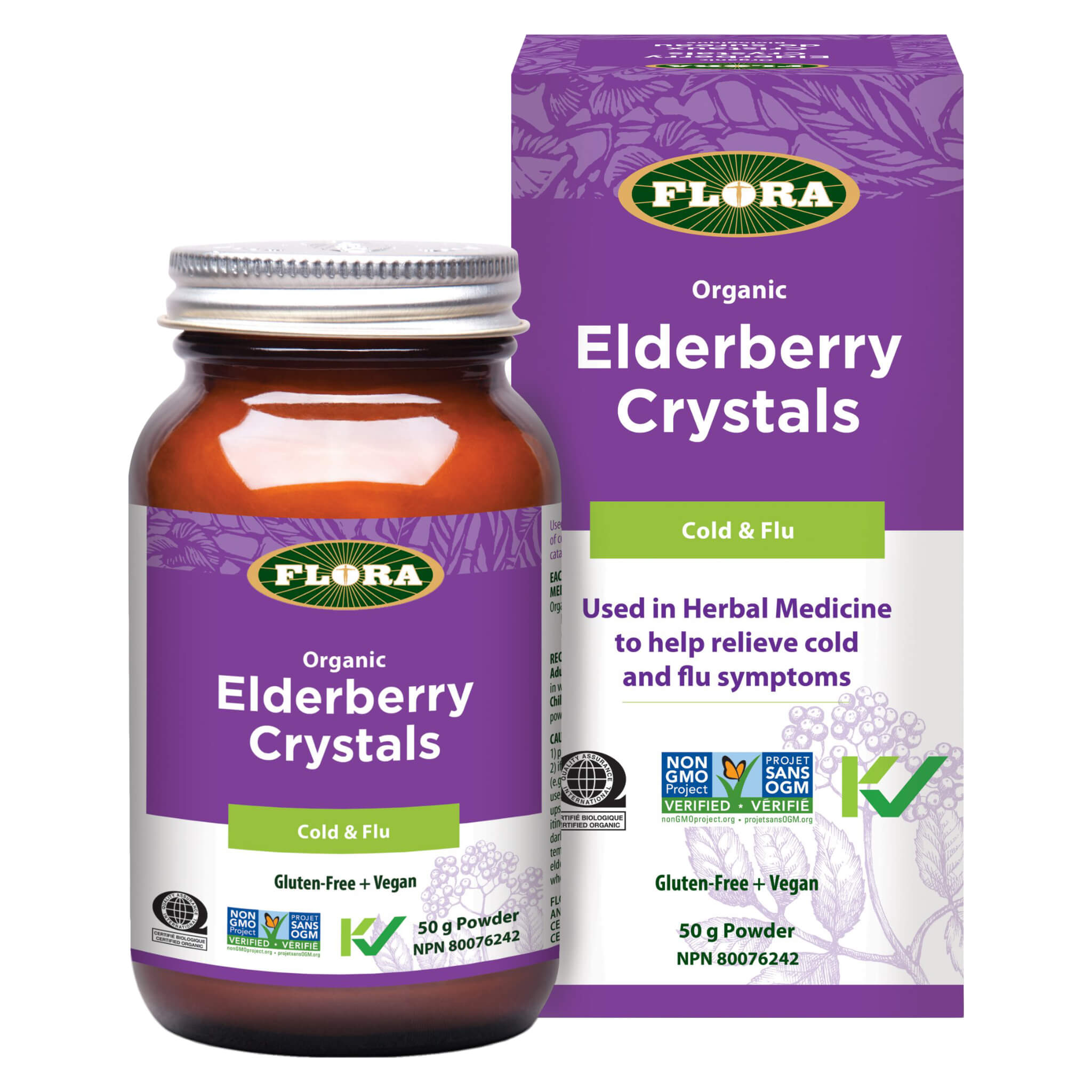Organic Elderberry Crystals Powder - Sambu Pure Immune Support Supplement for Adults & Kids - Boost Wellness, Cold & Flu Relief - Perfect for Smoothies, Tea & Baking