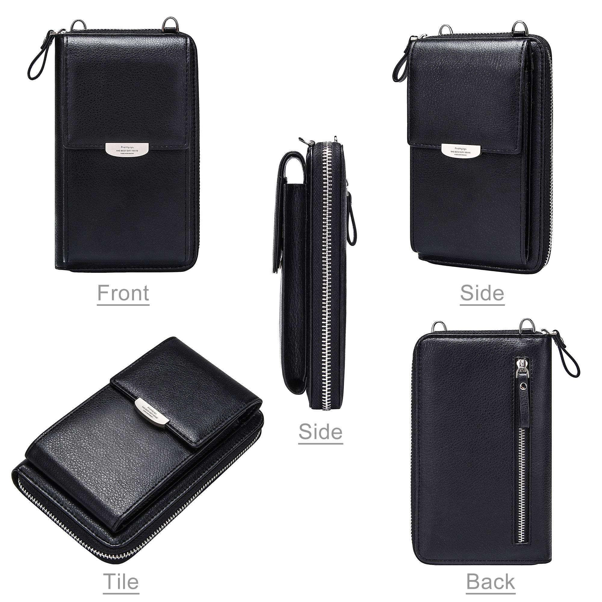 KUKOO Small Crossbody Bag for Women - RFID Blocking Phone Purse with Credit Card Slots | Compact Wallet for Travel, Shopping & Everyday Use