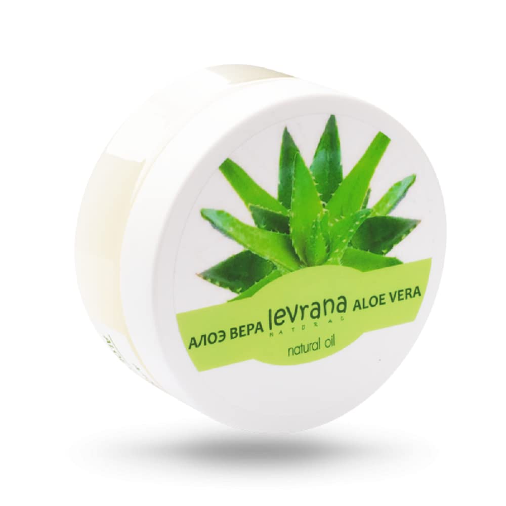 Organic Aloe Vera Butter for Skin & Hair - 150ml Natural Moisturizer for Dry Skin, Face & Body Care - Perfect for DIY Cosmetics & Aromatherapy