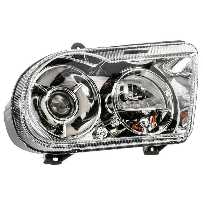 RAREELECTRICAL New Right Side Headlight Replacement for 2007-2010 Chrysler 300 LX/S/C/Limited/Base - Part #57010862AA & CH2503167 - Perfect for Night Driving & Vehicle Restoration
