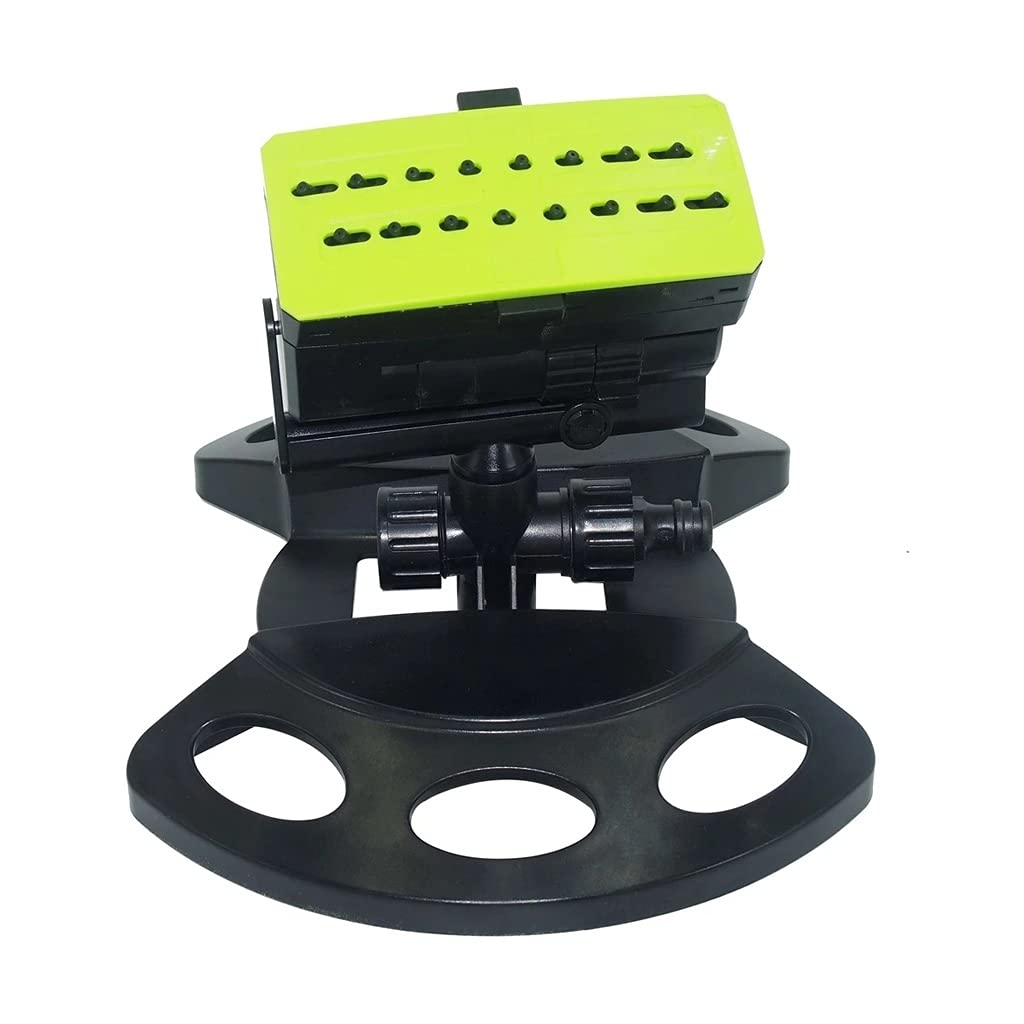 2PCS 16-Hole Garden Irrigation Sprinkler - Automatic Swinging Water Spray Nozzle for Lawn & Plant Watering | Perfect for Backyard, Garden, and Landscape Irrigation