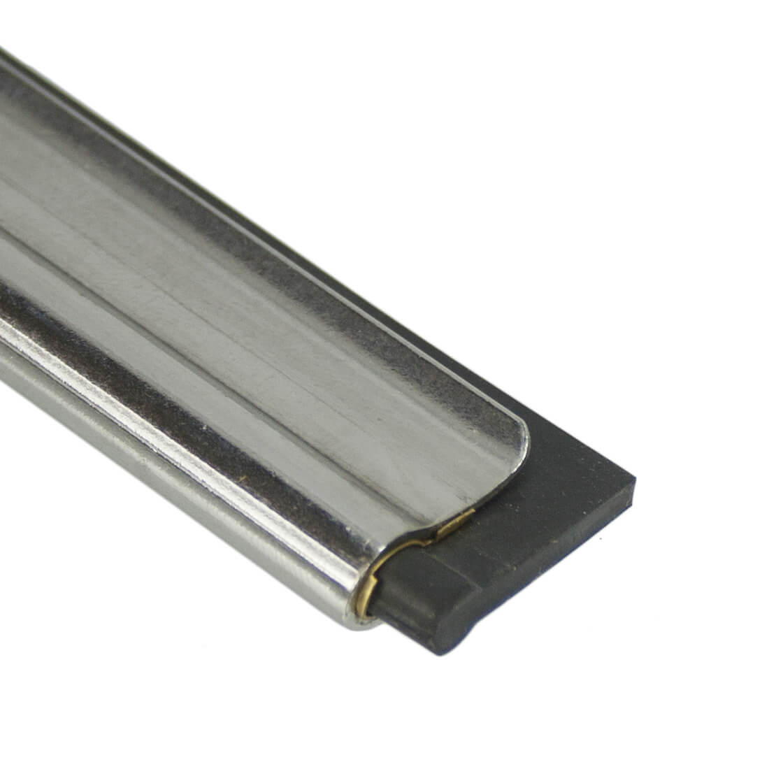 Ettore Premium Stainless Steel Window Squeegee with Channel - Professional Glass Cleaning Tool for Home, Office, and Commercial Use