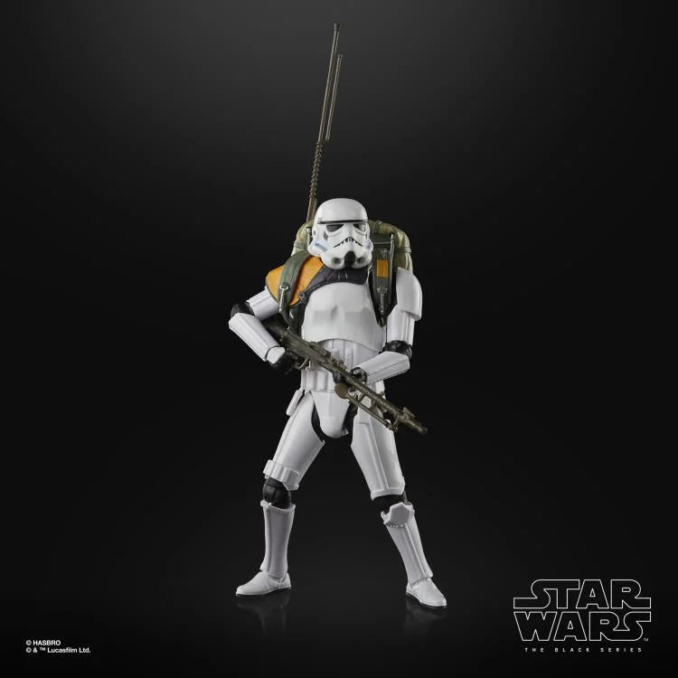 Star Wars The Black Series Stormtrooper (Jedha Patrol) 6-Inch Action Figure - Collectible Toy for Fans, Display & Role-Play Scenes