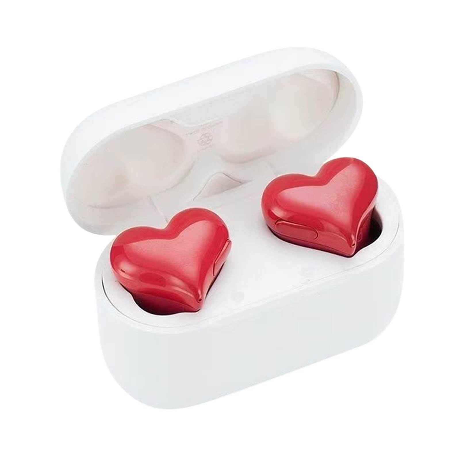 Wireless Bluetooth Earbuds with Noise Cancelling - Heart Shaped Sports Earphones with Digital Smart Controls for Running, Gym Workouts & Daily Commute | Clearance Deal of The Day