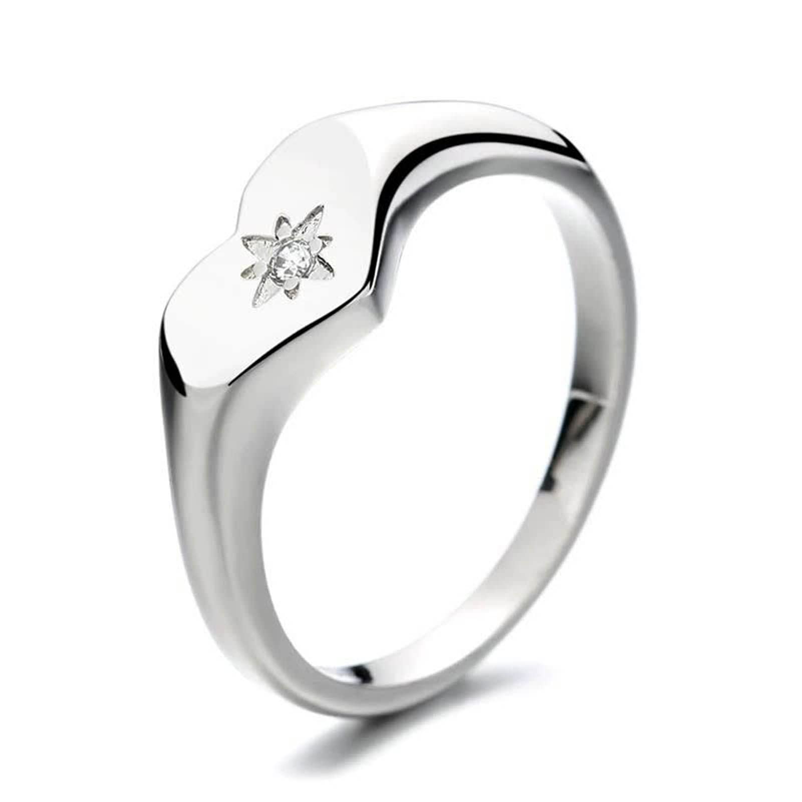 Stylish Couple Rings & Stackable Knuckle Rings for Women & Men - Durable Alloy Love Rings with Rhinestone Inlays, Perfect for Gifts, Anniversaries & Everyday Wear | Fashion Jewelry for Date Nights, Weddings & Special Occasions