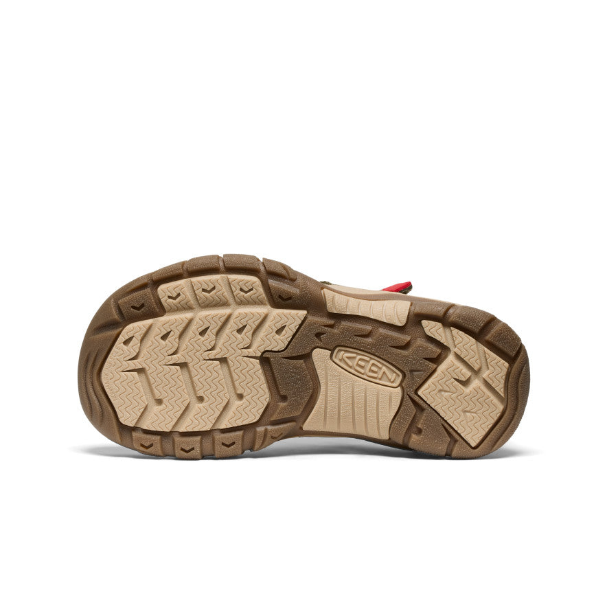 Newport H2 Sandals for Big Kids | Martini Olive & Aura Orange | Comfortable Beach & Pool Slides for Boys & Girls