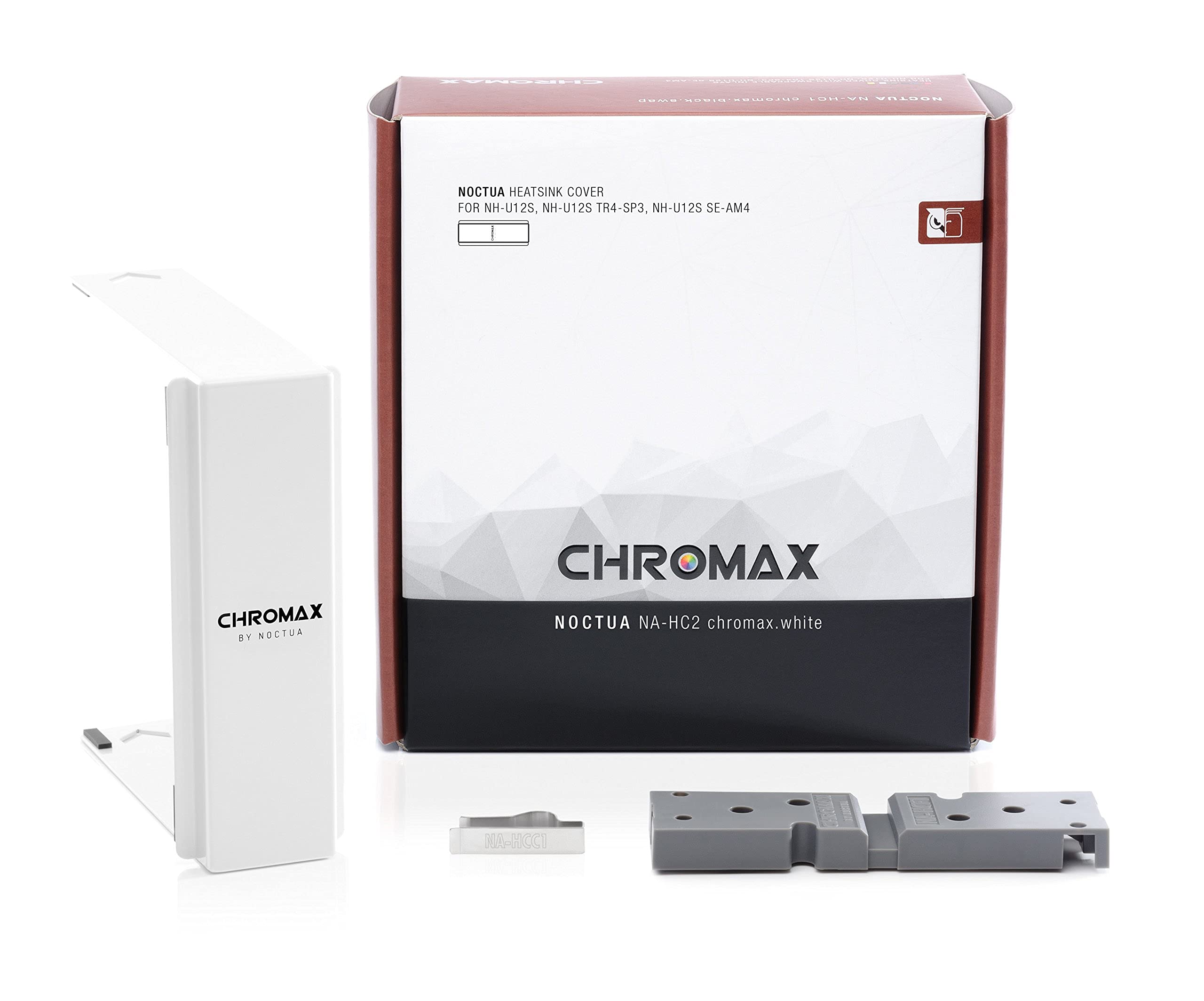 Noctua NH-U12S chromax.Black CPU Cooler with NA-HC2 chromax.White Heatsink Cover - Premium Air Cooling for Gaming PCs, Workstations & Silent Builds