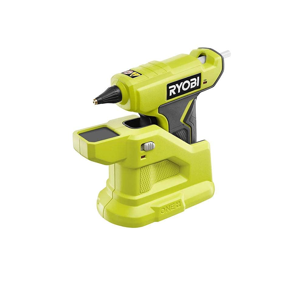 Renewed Ryobi P306 18V Cordless Glue Gun Kit with 2 Batteries & Charger - Compact & Powerful for DIY Projects, Home Repairs, and Crafting
