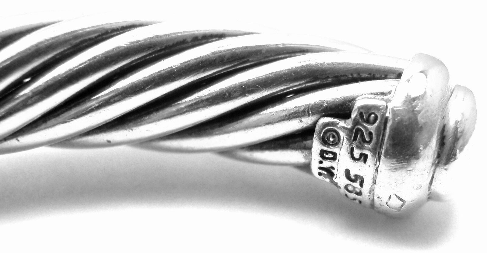 Authentic David Yurman Noblesse 14k Yellow Gold & Sterling Silver Blue Topaz Bangle Bracelet - Elegant Jewelry for Women, Perfect for Weddings, Parties & Special Occasions