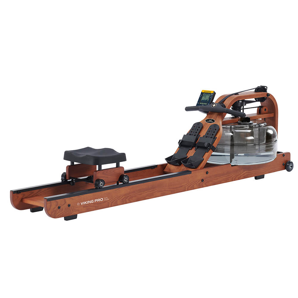 First Degree Fitness Viking Pro XL Fluid Rower - Premium Indoor Rowing Machine for Home Gym, Full Body Workout & Cardio Training - Perfect for Small Spaces, Apartment & Fitness Enthusiasts