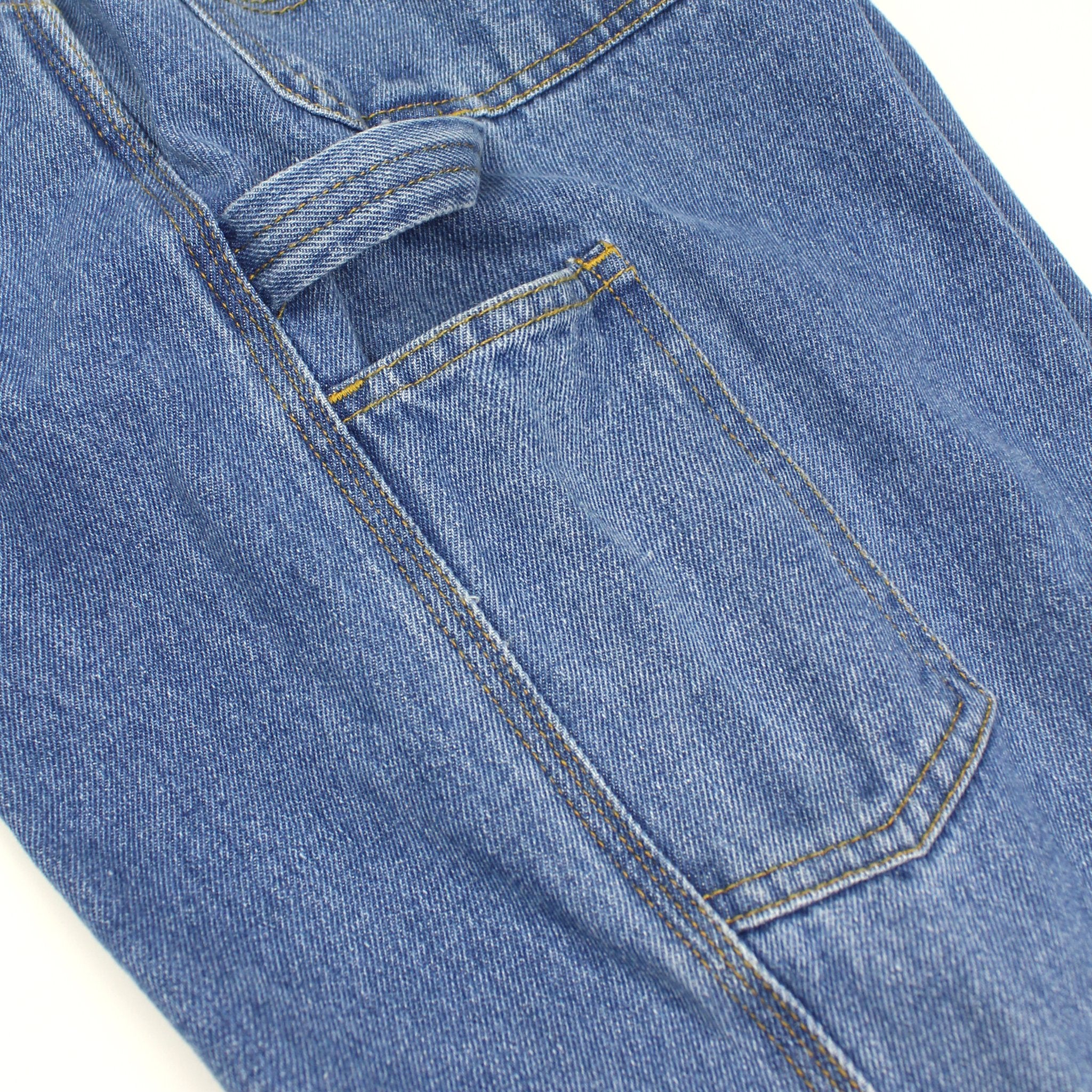 Belief NYC Denim Carpenter Pants - Medium Blue Wash | Durable Workwear for Men & Women | Perfect for Construction, DIY Projects & Casual Wear