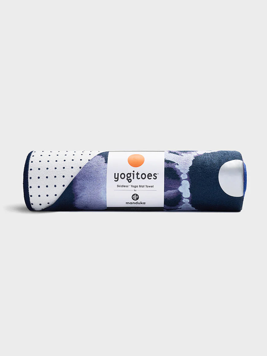 Manduka Yogitoes Yoga Mat Towel - Non-Slip Yoga Towel with Chakra Design for Hot Yoga, Pilates & Workouts - Perfect for Home & Studio Use