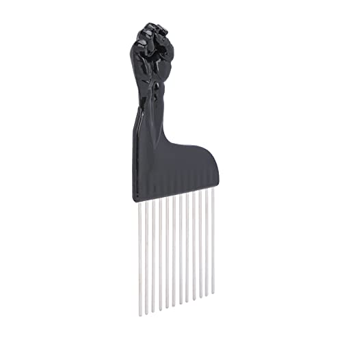 Professional Hair Pick Comb for Curly & Thick Hair - Detangling & Styling Tool for Salon, Home & Travel - Perfect for Long Curly Hair Care & Maintenance