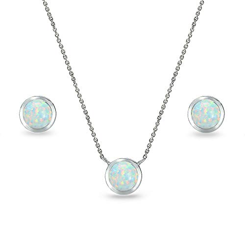 October - Synthetic White Opal