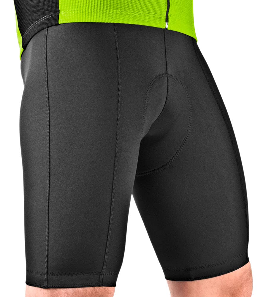 Men's Century Padded Cycling Shorts for Long Distance Performance - 3 Inseam Options | Comfortable Bike Shorts for Road Cycling, Mountain Biking & Indoor Training