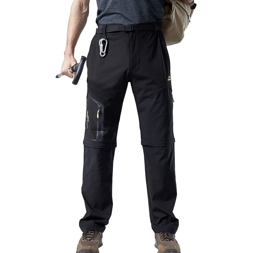Men's Lightweight Quick-Dry Convertible Hiking Pants with Zip-Off Legs - Outdoor Cargo Pants for Hiking, Fishing & Casual Wear - Perfect for Adventure Travel & Everyday Use