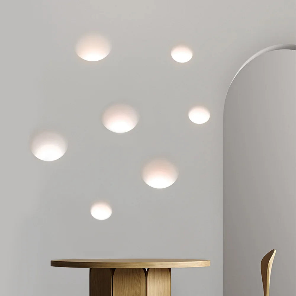 Modern Recessed LED Wall Light - Dimmable Waterproof Indoor/Outdoor Lighting for Living Room, Bedroom, Hallway & Patio