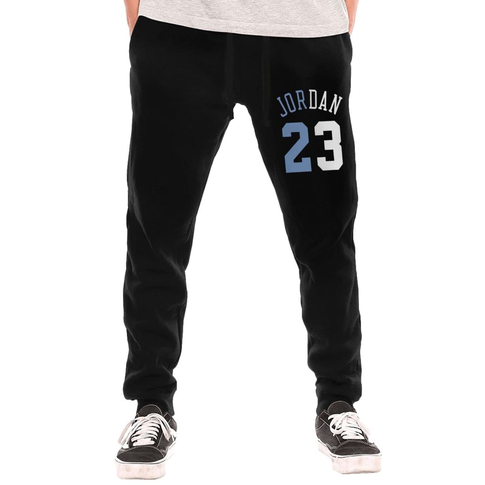 Basketball Jogger Pants for Men - Loose Fit Casual Sweatpants with #23 Jersey Design | Perfect for Gym, Streetwear & Basketball Games