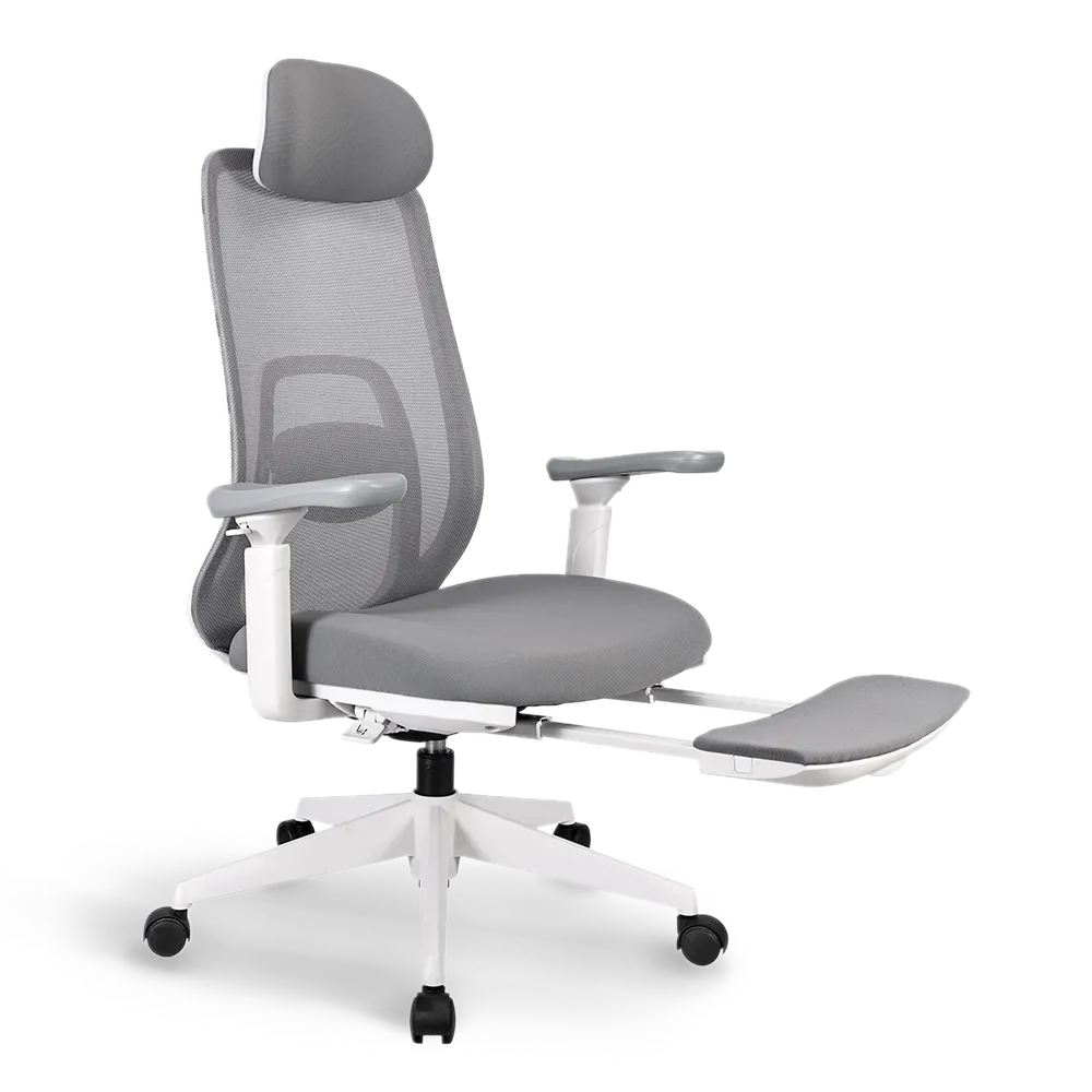 Pluto Ergonomic Office Chair - Adjustable Lumbar Support & Breathable Mesh Back - Perfect for Home Office, Gaming & Workspace