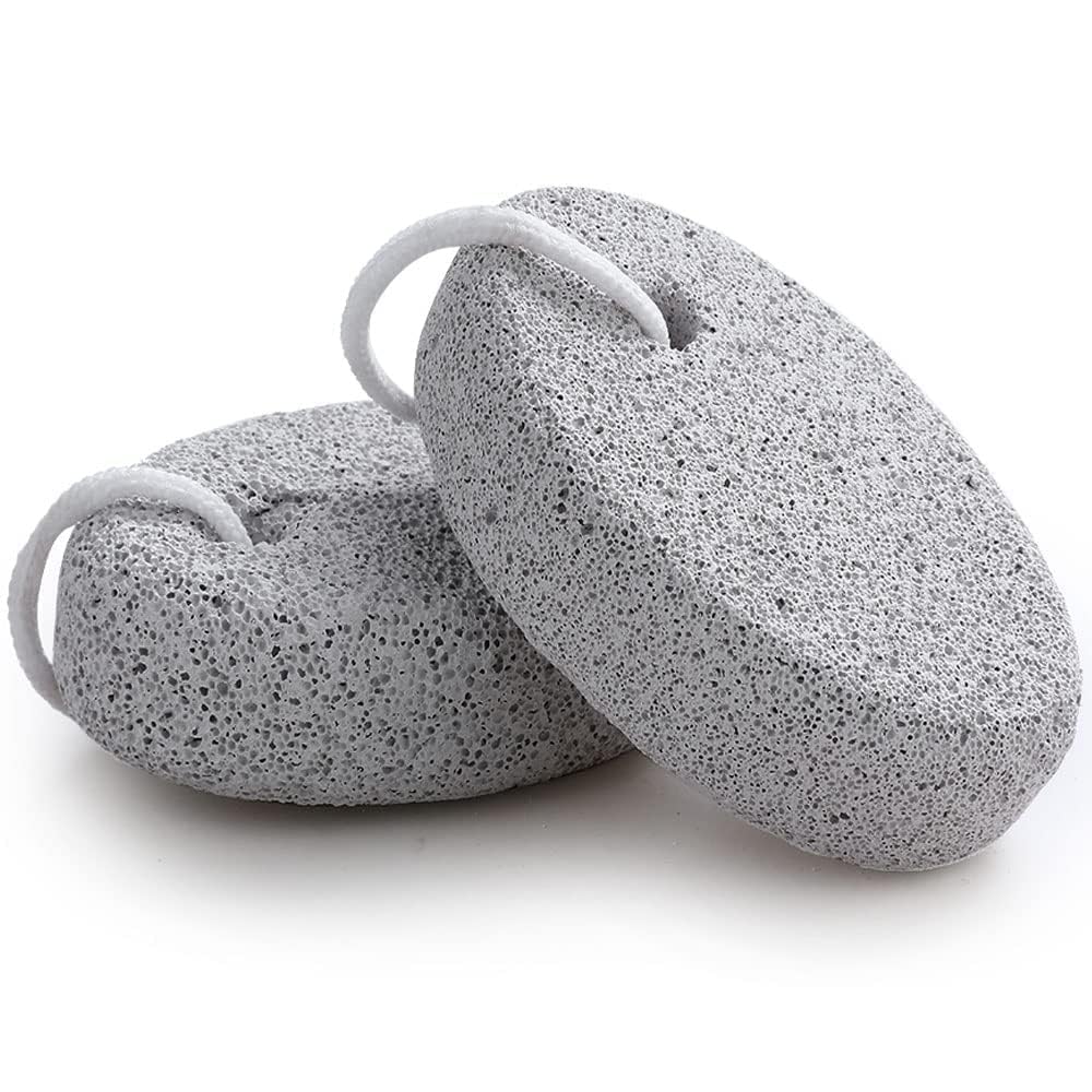 Natural Pumice Stone for Feet & Hands – Lava Rock Pedicure Tool for Callus & Dead Skin Removal – Exfoliating Foot File for Heels, Elbows & Rough Skin – Perfect for Home Spa & Pedicure Care (Pack of 1)
