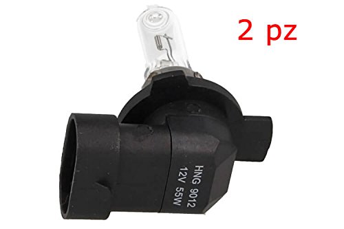 2 PCS HIR2 9012 PX22D 55W Halogen Headlight Bulbs - 12V Car Light Replacement for Low/High Beam & Fog Lights - Perfect for Night Driving & Adverse Weather Conditions