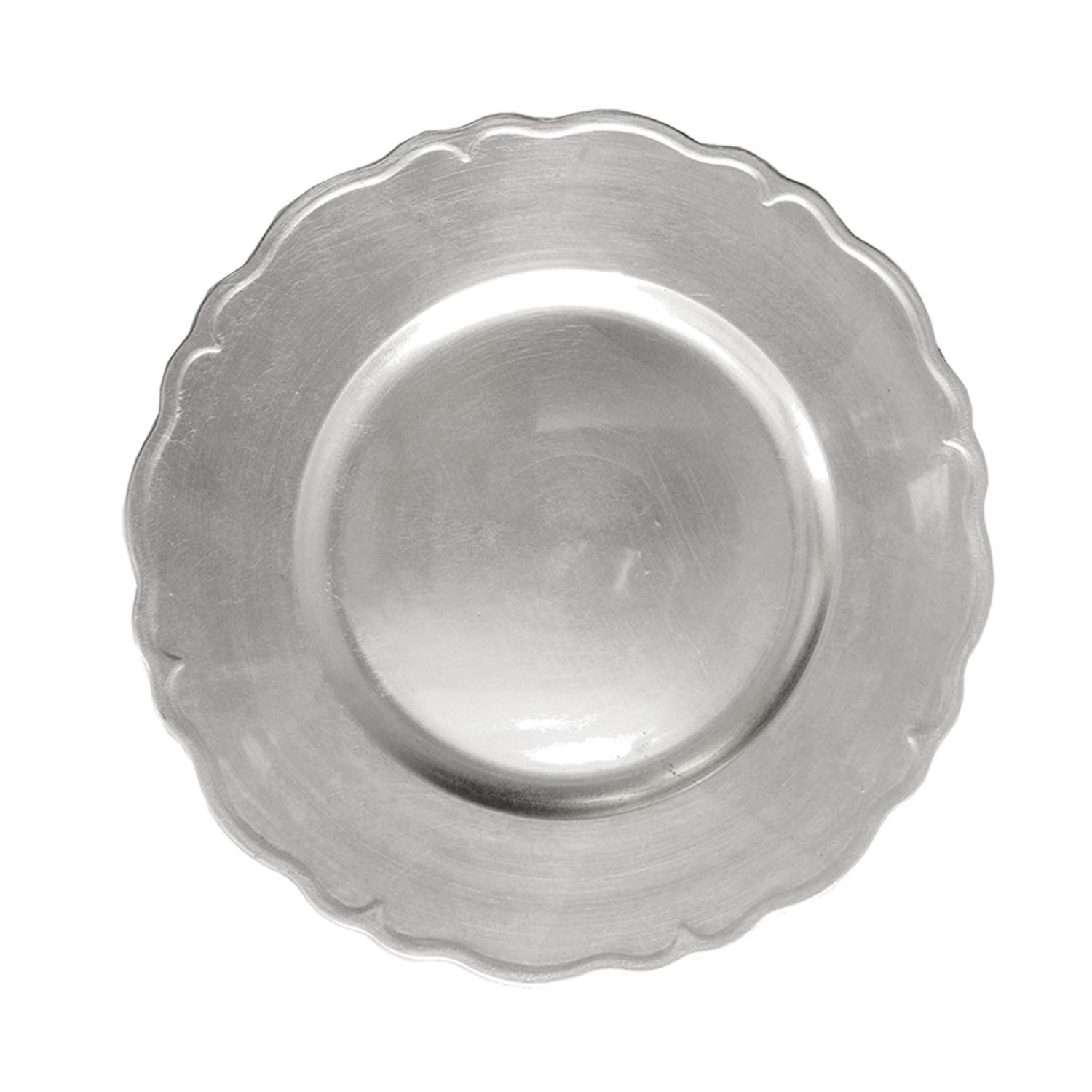 Jay Round Regency ChargeIt Charger Plate - Elegant Gold & Silver Plated Dinnerware for Weddings, Parties & Formal Dining - Perfect for Table Decor & Special Occasions