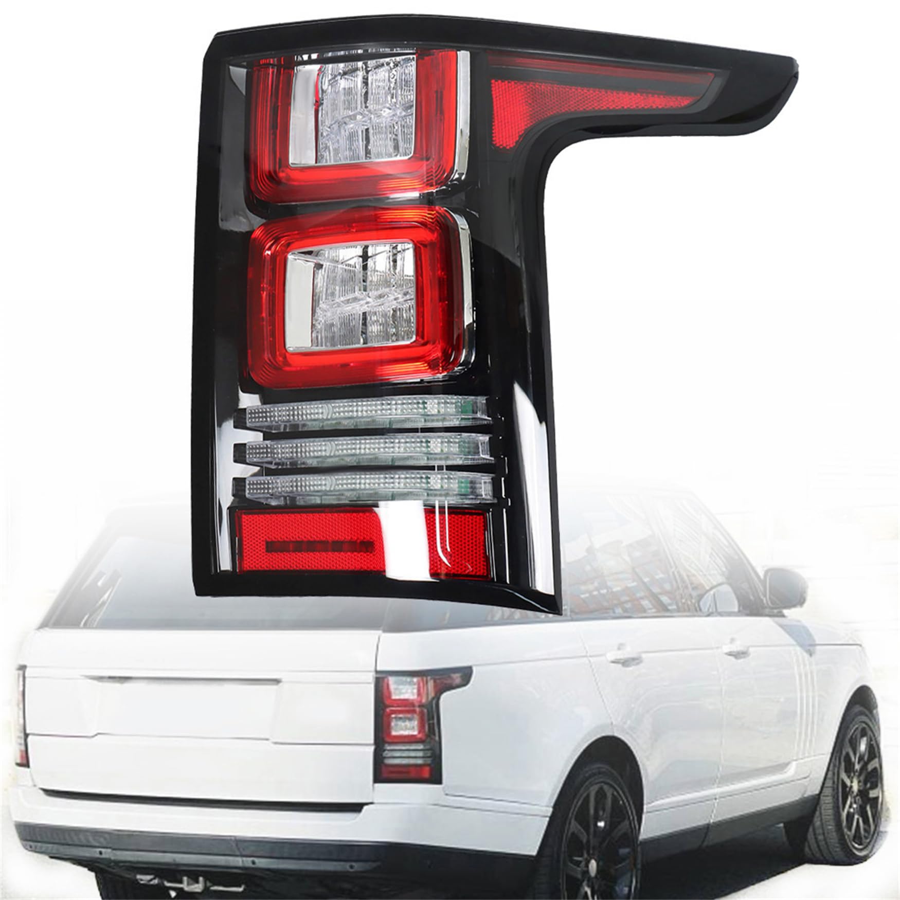 Right Side Tail Light Replacement for Land Rover Range Rover L405 2013-2017 - Rear Tail Lamp, Stop Brake Indicator, Warning Light (Passenger Side) - Perfect for Night Driving & Enhanced Vehicle Safety