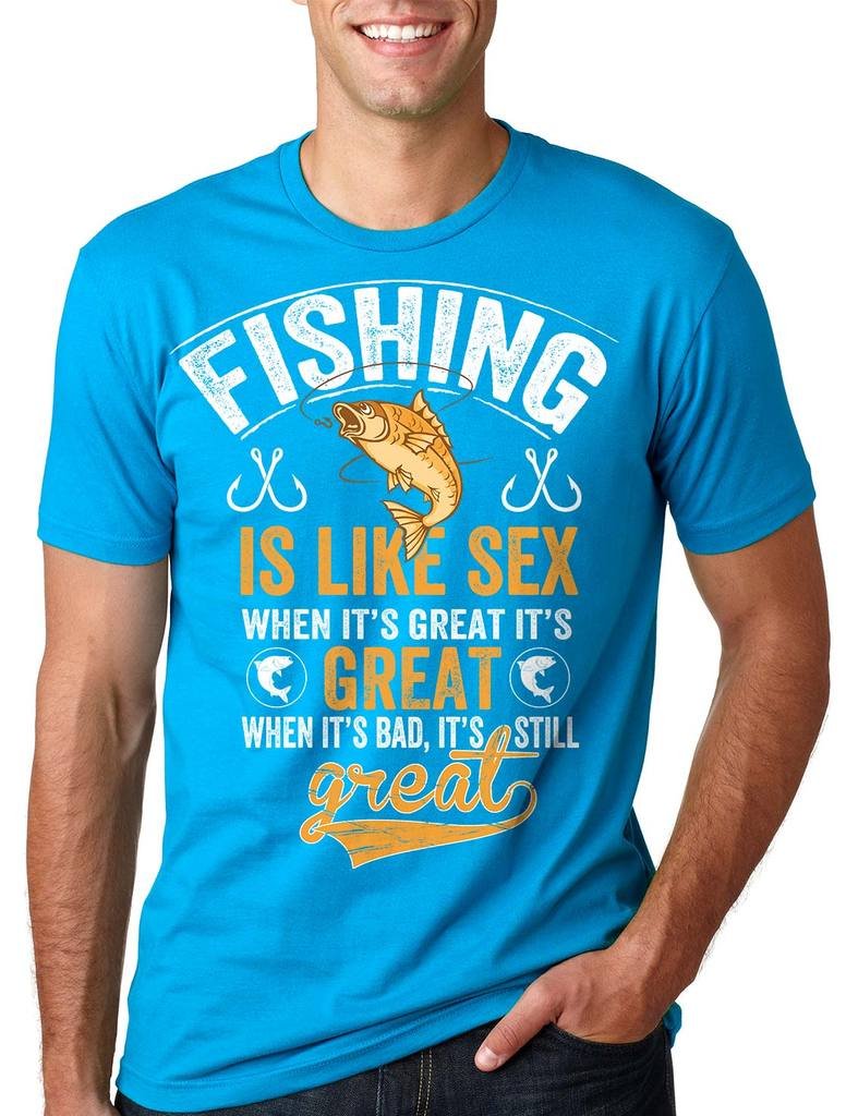 Funny Fishing T-Shirt for Men - Cool Fish Design Cotton Tee - Perfect Gift for Dad & Anglers - Great for Fishing Trips, Father's Day & Outdoor Adventures