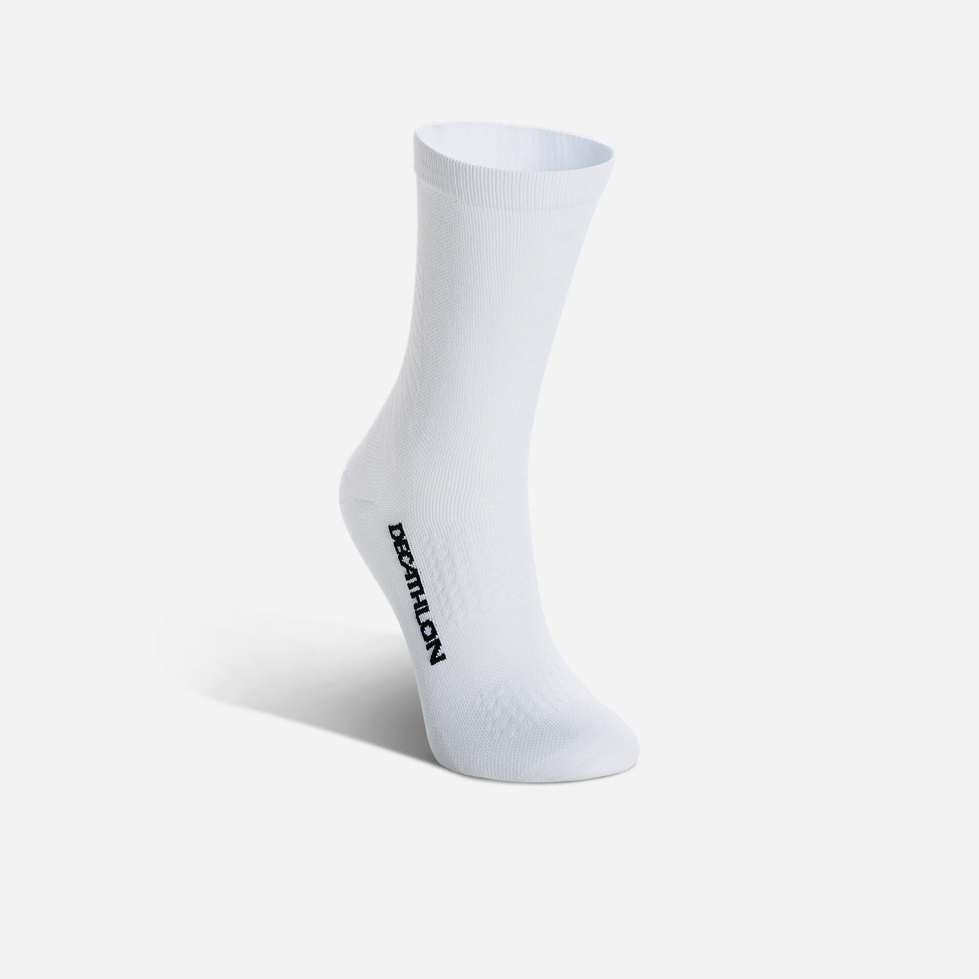 Van Rysel 900 Mid Cut Cycling Socks for Men & Women - Breathable Cushioned Bike Socks for Road Cycling, Mountain Biking & Indoor Training
