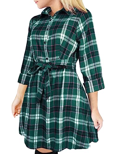 Green White Plaid