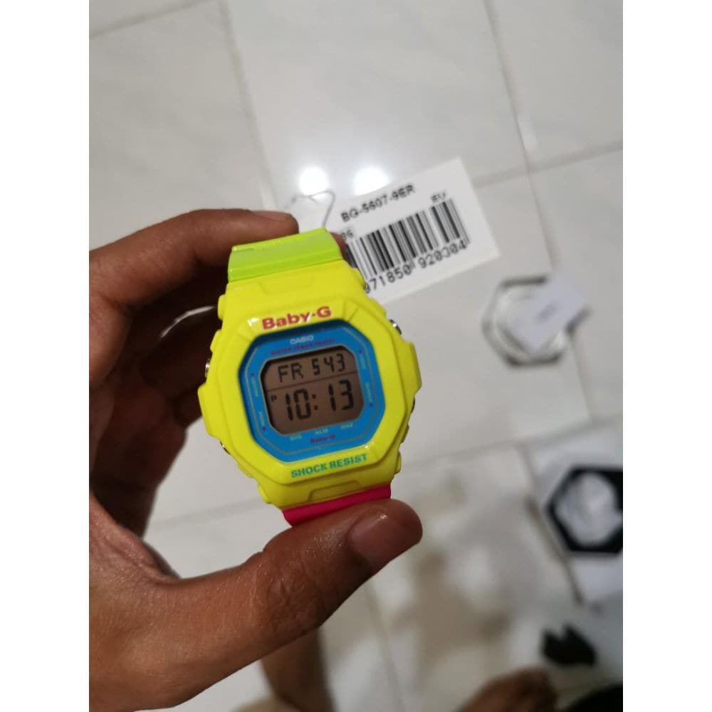 CASIO BABY-G BG-5607-9DR Digital Quartz Rainbow Resin Women's Watch - Waterproof Sports Watch for Running, Swimming & Outdoor Activities