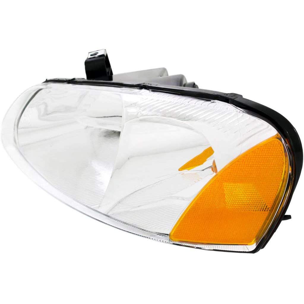 2001-2002 Chrysler Sebring Sedan Headlight Assembly Pair - Driver & Passenger Side - CH2502128 | 4805821AA - Perfect for Night Driving & Foggy Conditions