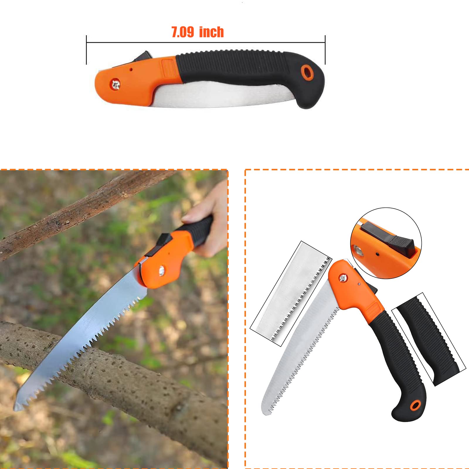 **Yuzee 9-Piece Premium Gardening Tool Set - Heavy Duty Hand Tools Kit with Gloves, Pruning Shears, Rake, Tote Bag, Trowel & Watering Can - Ideal Gift for Women & Men - Perfect for Home Garden, Backyard, Lawn & Outdoor Planting**