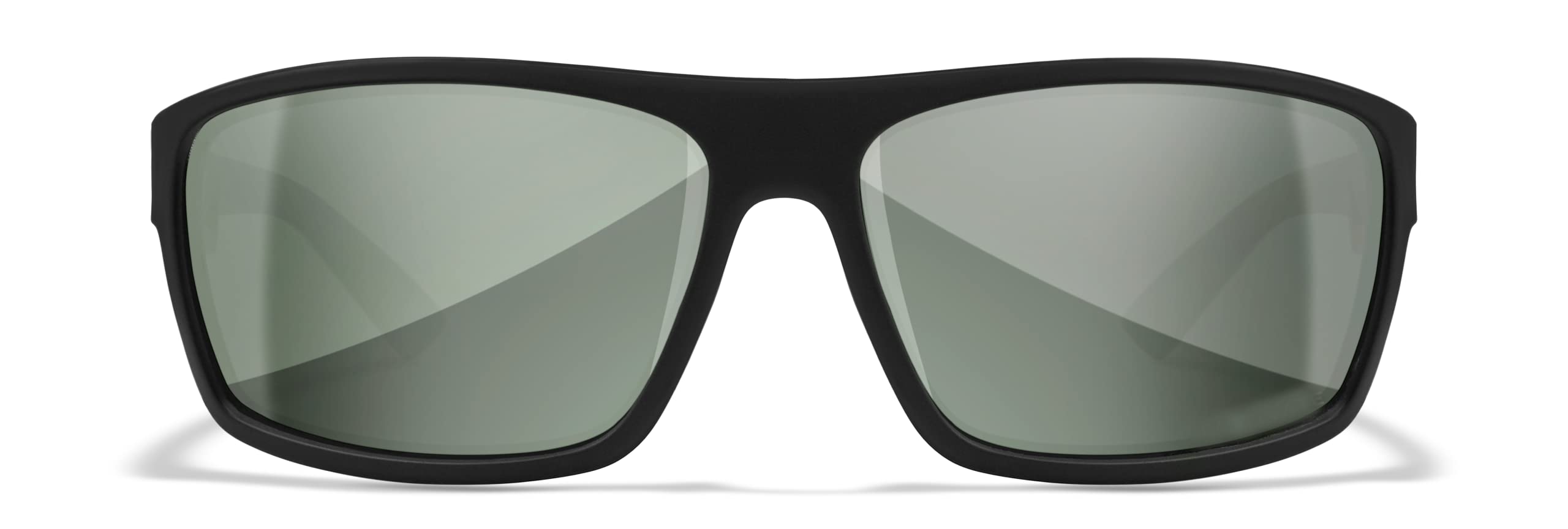 Wiley X Peak Sunglasses for Men & Women – UV Protection Safety Glasses for Shooting, Fishing, Biking & Extreme Sports – Matte Black Frames with Silver Flash Lenses – Perfect for Outdoor Adventures & Sports Activities