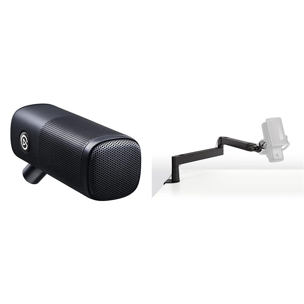 Elgato Wave DX XLR Dynamic Microphone - Professional Studio-Quality Mic for Streaming, Podcasting & Voice Recording | Speech Optimized, Noise Reduction, Wide Acceptance Angle | Perfect for Content Creators & Home Studios