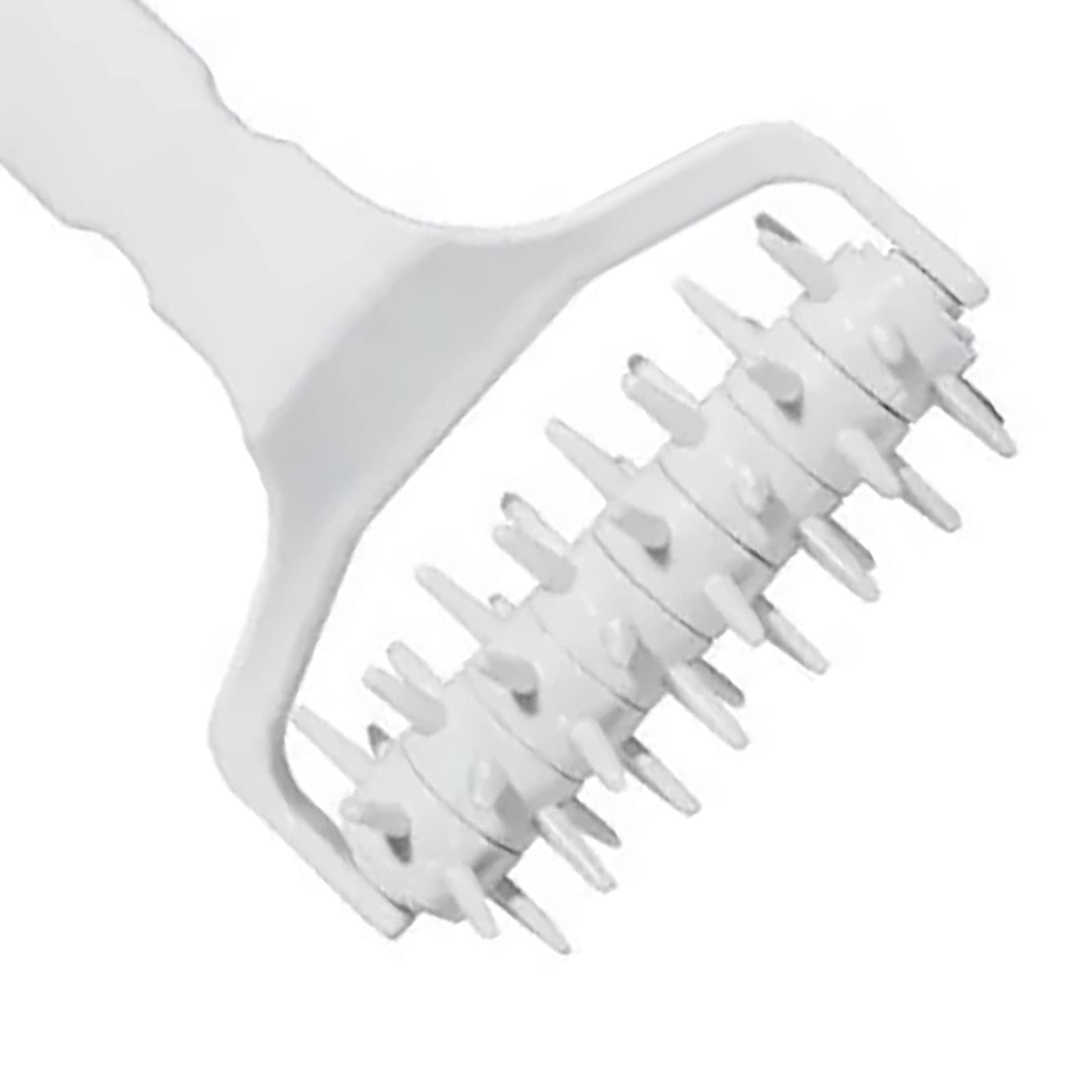 Commercial Pizza Dough Docker Roller with Spikes - Professional Pastry Docking Tool for Home & Restaurant Kitchens - Perfect for Pizza, Pie Crust & Pastry Preparation